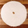 Рождественская юбка для напольного пола на пол Soft Plush 78 см/30,7 дюйма круглая вечеринка домашний декор поставки белые1