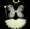 Halloween Cosplay Fairy Angel Wings Insect Theme Costume For Kids Girl Butterfly Wings Costume Performance Dress GB449