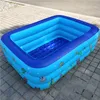 Grande piscine intérieure familiale pour adultes, rectangulaire, pêche, grande piscine gonflable pour enfants, exportation pour bébés