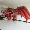 commercio all'ingrosso 4 m di lunghezza di alta qualità decorazione per discoteche gigante può essere leggero ali di drago gonfiabili