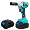 68V 8000mAh 460Nm Electric Cordless Impact Wrench Brushless Driver Tool w 2pcs Liion Batteries8604750