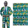 Ankara African Polyester Wax Prints Fabric Binta Real Wax Högkvalitativ 6 meter / Lot Afrikanskt Tyg för Party Dress Suit Gratis Ship