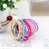 Hot Baby Girls Candy Color Elastic Hair Ring Children Rubber Band Hairband Scrunchies Spring Kids Hair Rope Hair Accessories 10PCS/Set E3605