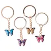 Aluminiowy Beautifly Butterfly kolorowy motyl wisiorek kluczowy łańcuchy torby akcesoria kluczowe uchwyt na torebkę wisior 8216769