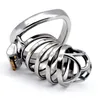 2019 Newest Style Male Chastity Cage Stainless Steel Male Chastity Device Sex Toys for Men Bondage Penis Lock Ring Sex Products G7-1-257A