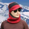 2020 Kış Şapkaları Erkekler için Kafatasları Beanie Şapkası Kış Kepleri Kadın Kadın Yün Eşarp Kapakları Set Balaclava Maskesi Gorras Bonnet Örme Şapka