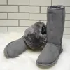 Hot Sale-igh botas altas clássicas de Qualidade WGG Mulheres Bota de mulheres bota Bota da neve do inverno botas botas de couro US TAMANHO 5--13