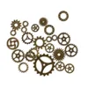 About 100pcs/lot DIY jewelry Making Vintage Metal Mixed Gears Steampunk Gear Pendant Charms Bronze Bracelet Accessories