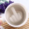 Middle Finger Cup Ceramic Cup Fack Strange New Creative Personality Middle Finger Mug Funny Mug Gift 24pcs