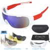 Outdoor-Sportgläser Fashion Cycling Eyewear Tactical Lens Changable Sungable mit 2/5 Objektiv NO02-310