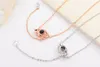Say"I Love You"In 100 Languages Choker Crystal Necklace Lover Couple's Memory Projection Jewelry Romantic Wedding Necklaces Valentine's Gift