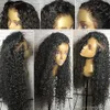 360 Lace wig pre plucked kinky curly 130%density Water Wave Brazilian Remy Human Hair frontal Wigs For black Women DIVA1