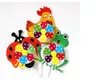 KINDER LED Cartoon Windmühle Spielzeug bunte Windrad Nachtlichter Blume Ente Hund Haustier Kinder Baby Spielzeug Jungen Mädchen Lüfterrad Party Dekoration