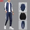 Men's must-have fashion casual suit with round-neck hoodie high-end quality m-4xl