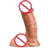 Mjuka silikon flexibla dildo sexleksaker för kvinnor, konstgjorda stora penis kvinnliga onani, vuxna produkter