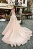 Innocentia A Line Abiti da sposa con spalle scoperte Abiti da sposa in pizzo senza maniche Fata Backless Boho Abito da sposa Economici vestido de novia