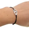 Groothandel- Merk 925 zilveren sieraden zilveren handboeien armband voor vrouwen mannen verstelbare maat touw armband zilveren armband Menottes