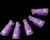 Plastic Nail Art Soak Off Cap Clip UV Gel Polish Remover Wrap Tool Nail Art Tips For Fingers