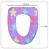 Pedestal Pan Flannel Cushion Pads Winter Warmer Soft Toilet Seat Cover Use In O-shaped Flush Comfortable Toilet Bathroom Products DH0460