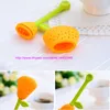 100pcs New Silicone Pear Devise Tea Leaf Strainer Herb Spice Silicon Tea Infuser Teapot Cup Filter