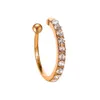 1 ST Tiny Ear Cuff, Dainty Conch Huggie CZ Non Pierced Diamond Nos Ring Mode Smycken Dam Present