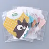 Baby Bandana BIBS الرضع 3d الكرتون تجشؤ القماش للماء مثلث اللعاب العمامة القطن المطرزة المرايل أطفال pinafore سال لعابه bibs a7426