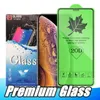 Premium 20D gebogene Kante schützendes gehärtetes Glas für iPhone 14 Pro Max 14Pro 13 13PRO 12 Mini 11 Xs XR 7 8 Plus Samsung A13 A33 A53 A73 5G A32 A52 A72 Displayschutzfolie