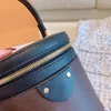 Hink designers handväskor väska l0g0 kvinnor designer handväska läder mode toppkvalitativ rund kosmetisk fodral dam purse 21ss bra