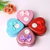 6st doftande Rose Petal Gift Bath Body Soap Flower Gift Wedding Party Favor With Heart Shape Box258a
