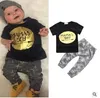 Kids Designer Design Girls Ins Clothing Sets Baby Summer Suits Boys Boutique T -shirtbroek Outfits PAND3273240 PAND3273240