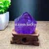 5 sztuk Naturalny Ametyst Kwarc Polerowane punkty, Wieża, Generator, Obelisk Specimen Chakra Kamień Luty Birthstone Fioletowe Kryształowe ozdoby