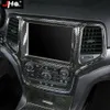Para Jeep Grand Cherokee 2014-2019 Fibra de Carbono ABS Painel de Navegação Capa guarnição