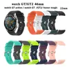 Bracelet en silicone de remplacement pour Huawei Watch GT GT2 42MM 46MM Honor montre magique GT active Bracelet élégant Bracelet de montre 50PCS / OT