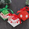 Creative Christmas Candy Gift Box Baking Small Package Tray 10pcs suitable for packaging treats chocolates sweets gift Box2837703