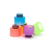 4 Styles Noctilucence Resin Drip Tip Wide Bore Mouthpiece Glow in the Dark Drip Tips Luminous Version for 810 510 Thread DHL