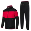 Frankrikes varumärke Stripe Mosaic Designer Herrens träningsdräkter överlevande Pour Homme Autumn Winter Men's Sports Jacket Zipper Cardigan Men's Jacket
