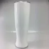 DIY Calor Sublimação 30 oz Pilsner forma Camada Caneca Duplo vaso de aço inoxidável Tumbler Cerveja Pilsner copos chá caneca de cerveja