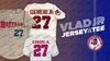 Buffalo Bisons 27 Vladimir Guerrero Jr. Jersey Alla sömda broderi-logotyper Vladimir Guerrero Jr. Baseballtröjor Gratis frakt S-XXXL