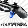 2Pcs/Set Buttons Trigger For PlayStation 4 PS4/PS4 Slim/Pro Extenders Gamepad Pad Game Controller Accessories Extension Trigger