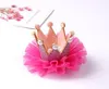 Cute Tiaras Christmas Gift Lovely Baby Hair Clips Pearl Rhinestone Crown Children Hair Accessories Free Shipping