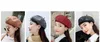 Wholesale-Beret girl PU leather summer thin bud hat Korean autumn/winter black British pumpkin painter hat