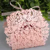 Lace-Up Candy Box Candy Pansy Hollow Square European Wedding Candy Box Ribbon Chocolate Box Pearl Paper