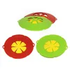 New Flower Cookware Parts 26cm Silicone Boil Over Spill Lid Stopper Forno sicuro per pentola / padella Strumenti di cottura 5 colori