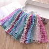 abiti firmati per bambini Gonne per ragazze 2019 new Summer rainbow kids Tutu Gonne bowknot Gonna per bambini ragazze vestono vestiti per ragazze abbigliamento per bambini