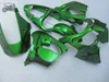 Hoge Kwaliteit Chinese Fairing Kits voor Kawasaki Ninja 2000 2001 ZX9R ZX-9R 00 01 ZX 9R GROENE Zwart Volledige Set Motorfiets Verklei Delen