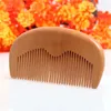 Wholesale Dense-toothed Peach Wood Comb Advertising Gifts Accept Free Lettering And Marking SZ181 7.30