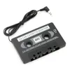 3.5mm Universal Car Audio Cassette Adapter Audio Stereo Cassette Tape Adapter for MP3 Player Phone BLACK 500pcs