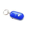 Allarme autodifesa Led Whistle Key Finder Lampeggiante Beeping Controllo audio Anti-Lost KeyFinder Locator Tracker con portachiavi