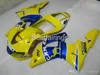 ZXMOTOR Hot vente carénage kit pour YAMAHA R1 1998 1999 jaune bleu carénages YZF R1 98 99 PO89