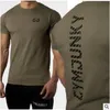 Nowa Designer Letnia Koszula Bawełniana Siłownia Fitness Mężczyźni Koszulka Odzież Sport T Shirt Męski Drukuj Krótki Rękaw Działa Koszulka